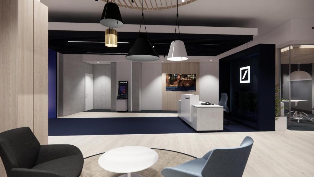 Una oficina 'flagship' de Deutsche Bank.