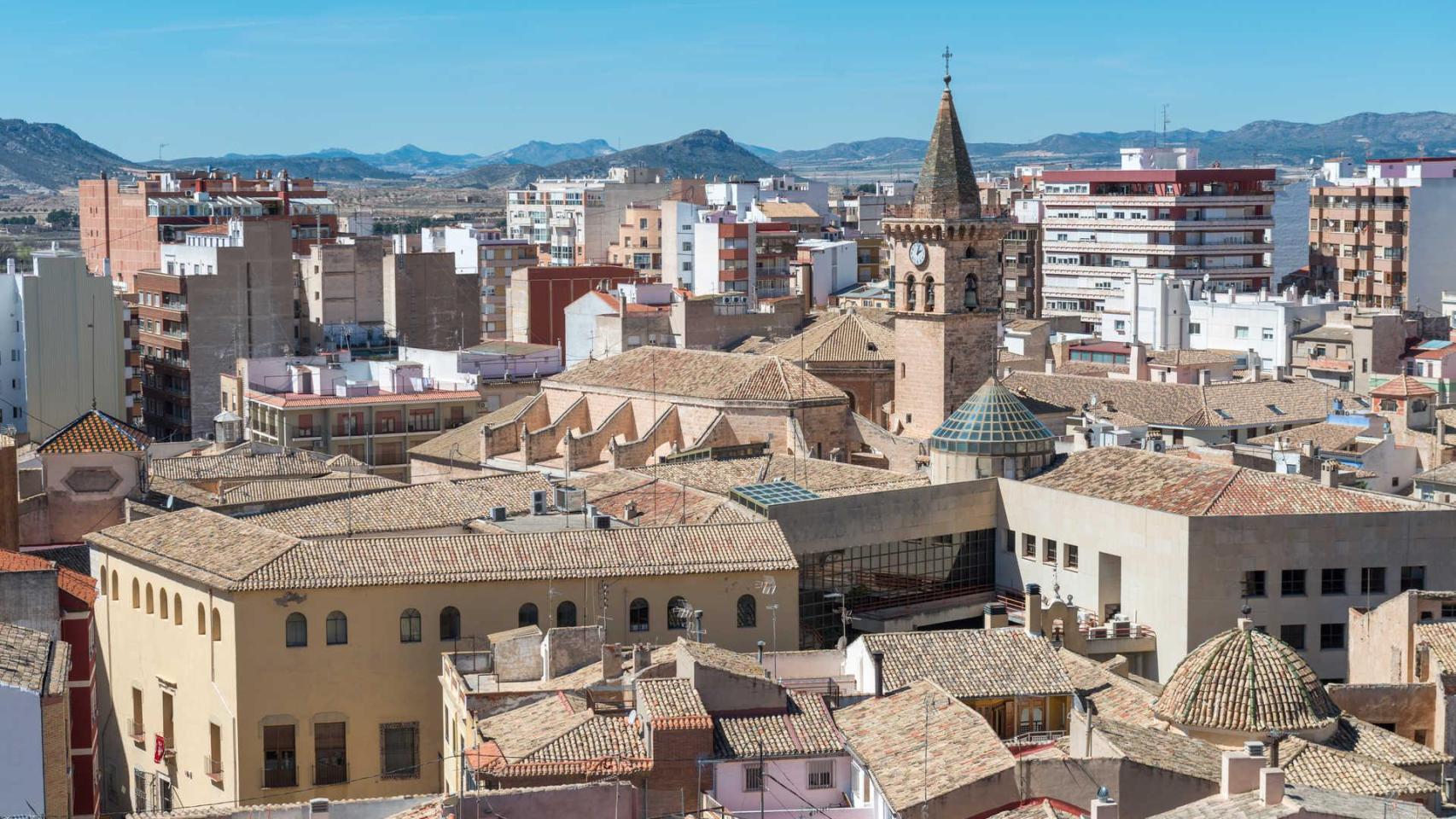 Vistas de la localidad de Villena