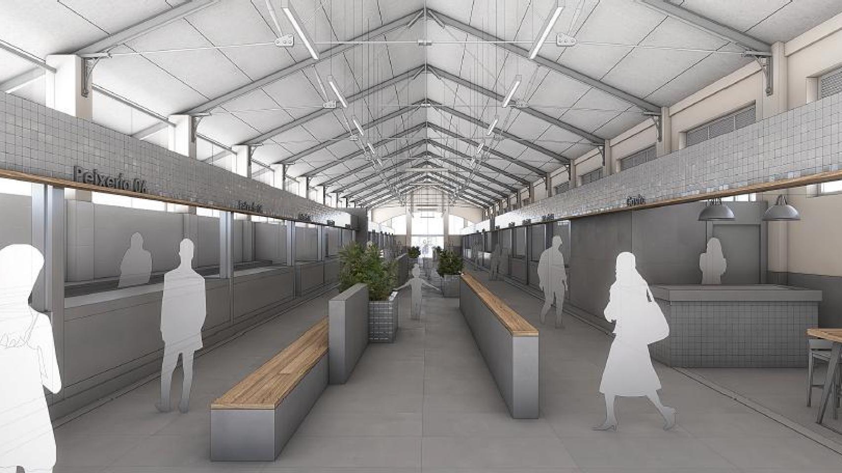 Recreación de como quedará la nave.