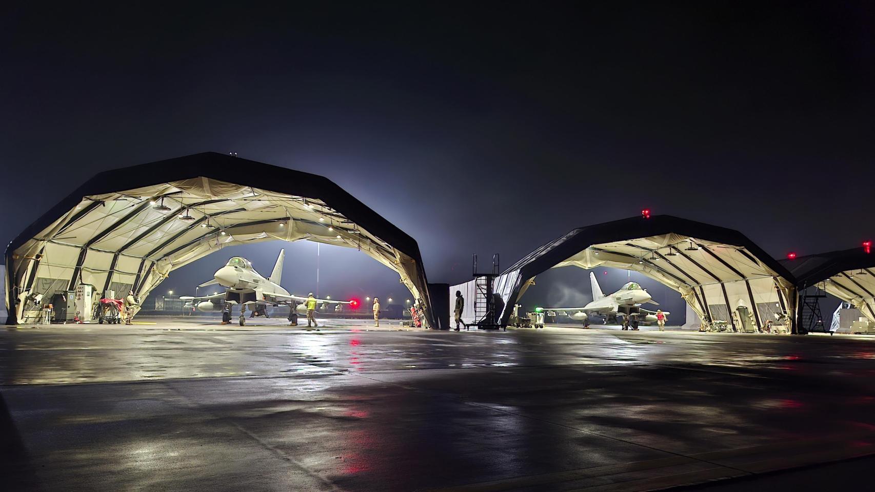 Dos Eurofighter españoles desplegados en Lituania