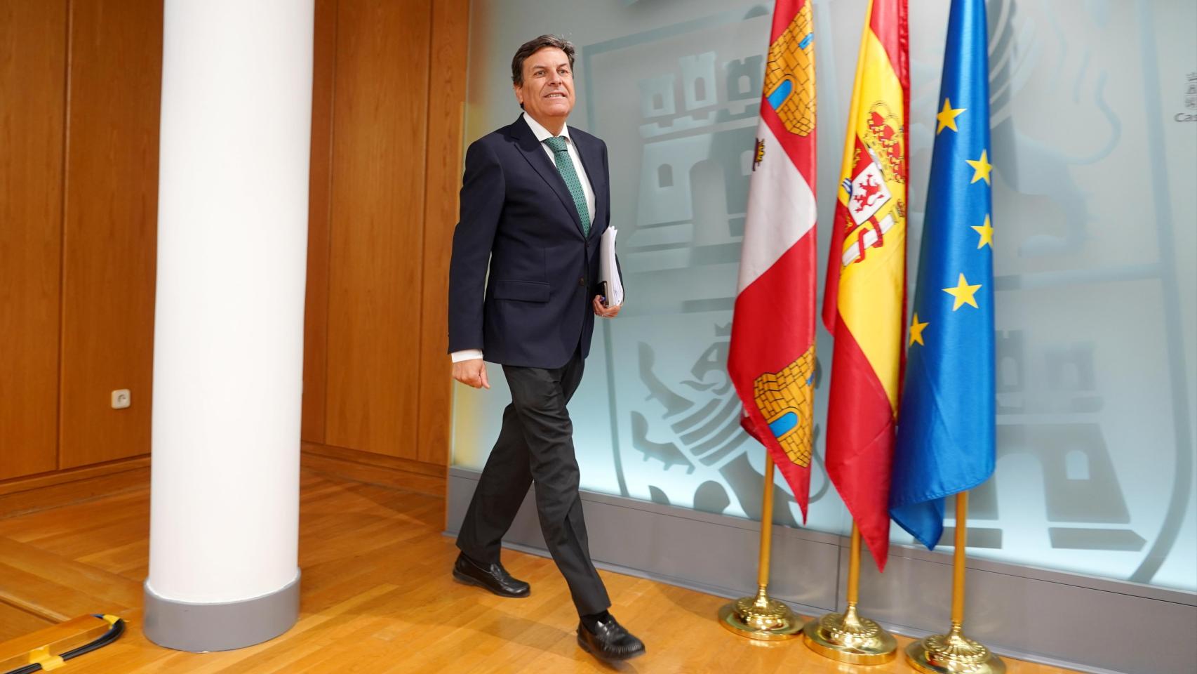 El consejero de Economía y Hacienda y portavoz de la Junta, Carlos Fernández Carriedo, en una imagen de archivo