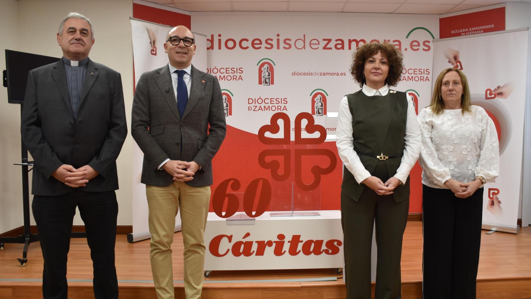 La presentación del acto conmemorativo de Cáritas Diocesana de Zamora