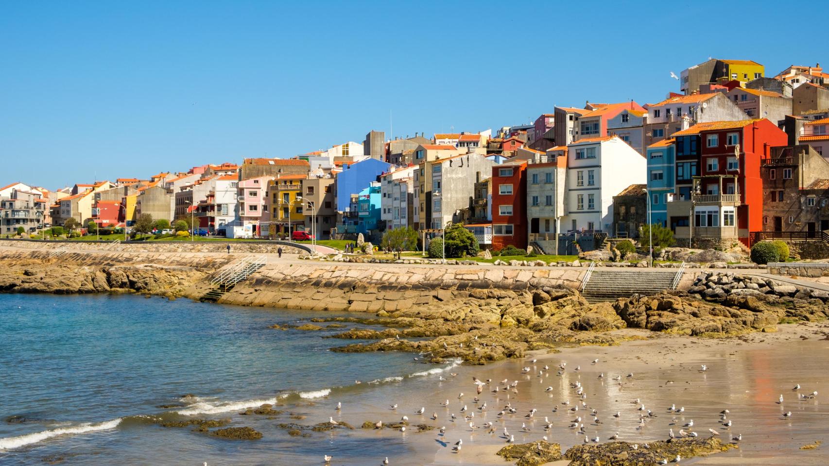 Fachada marítima de A Guarda (Pontevedra)