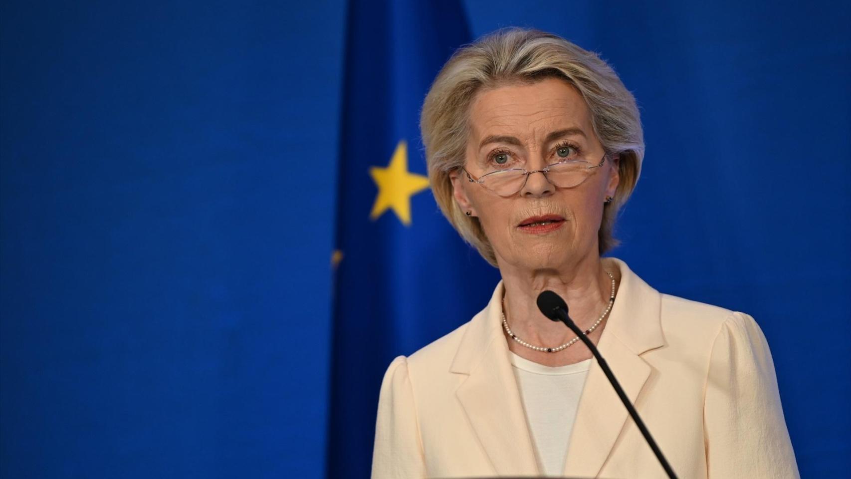 La presidenta de la Comisión Europea, Ursula von der Leyen.