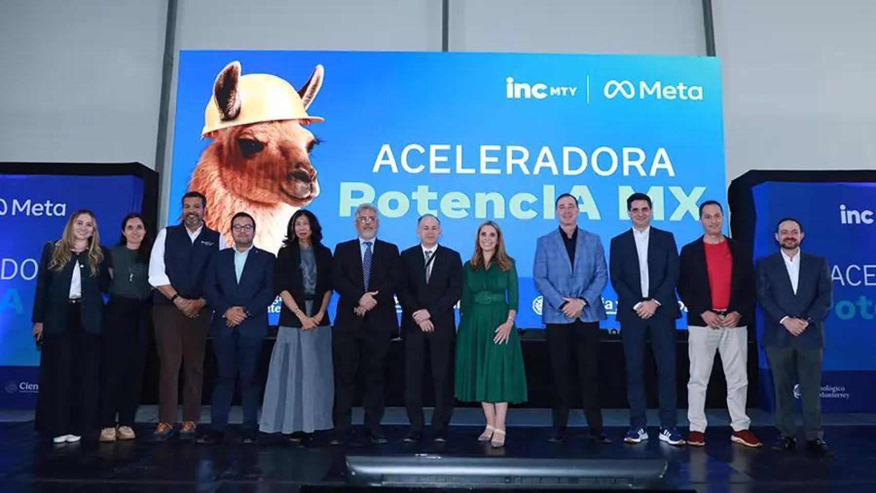 Autoridades del Tec, Meta y del Gobierno de México celebraron el lanzamiento de PotencIA MX.