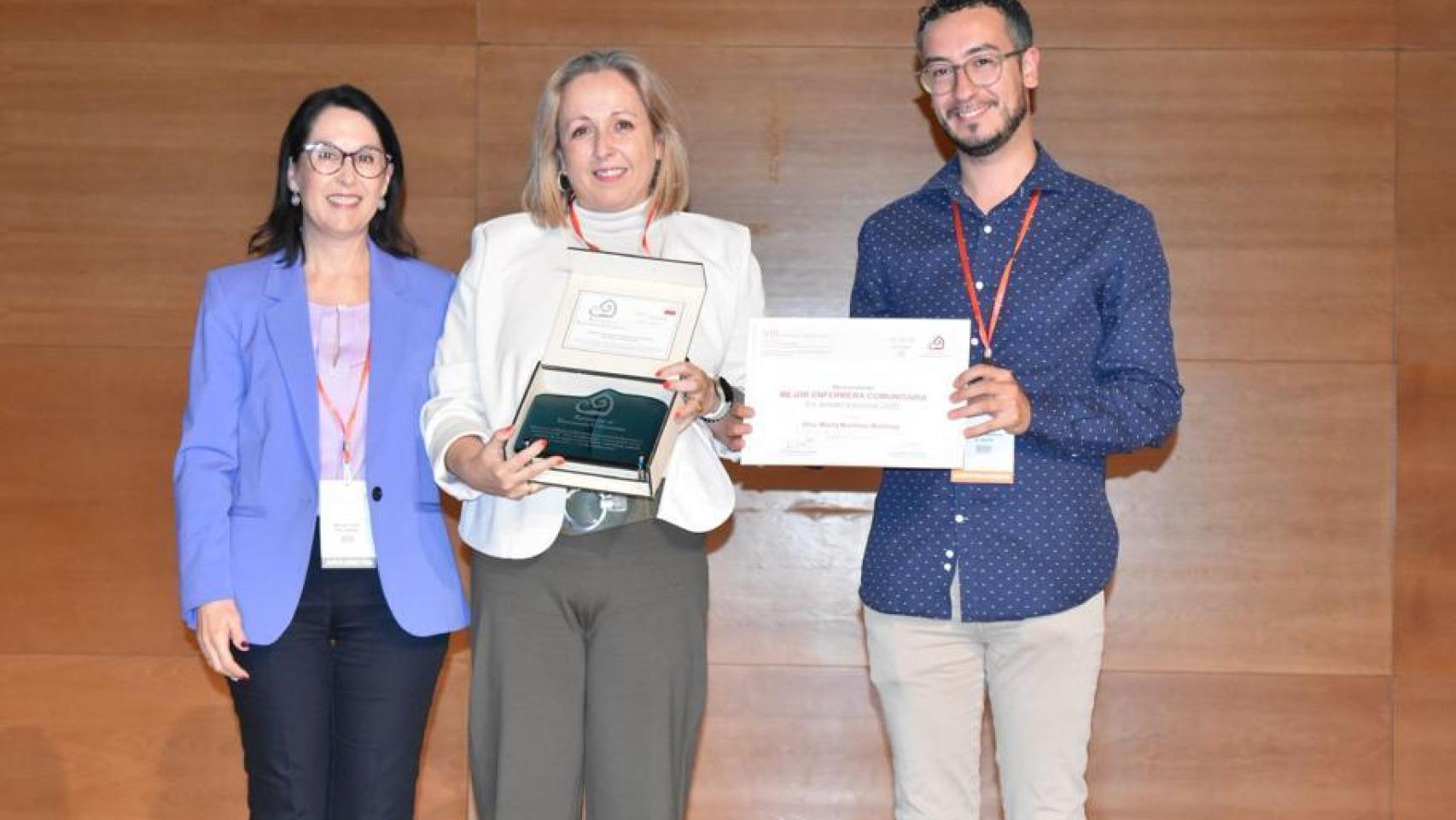 La enfermera de Atención Primaria de León Marta Martínez, mejor enfermera comunitaria