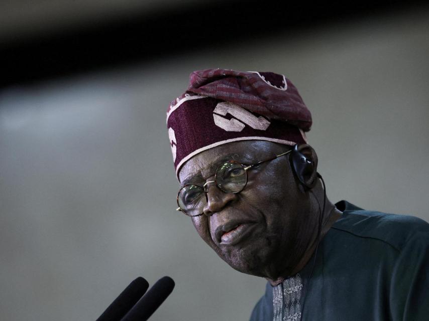The president of Nigeria, Bola Tinubu.
