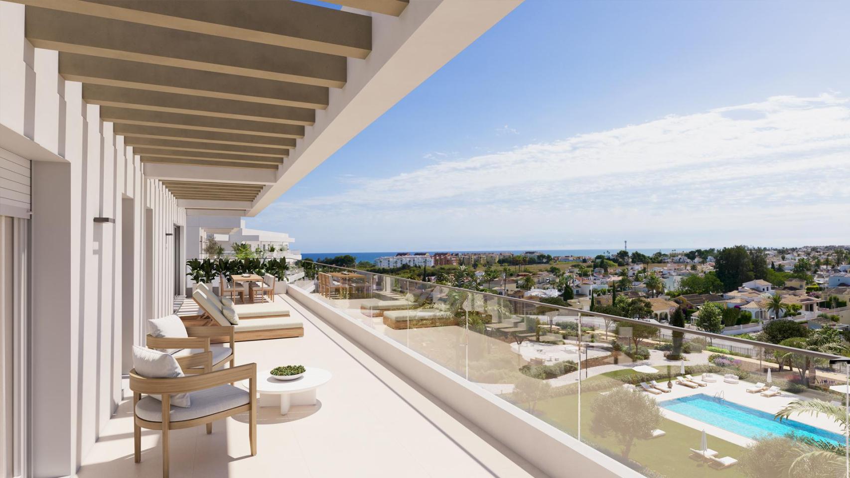 Vistas desde la terraza de Edenia