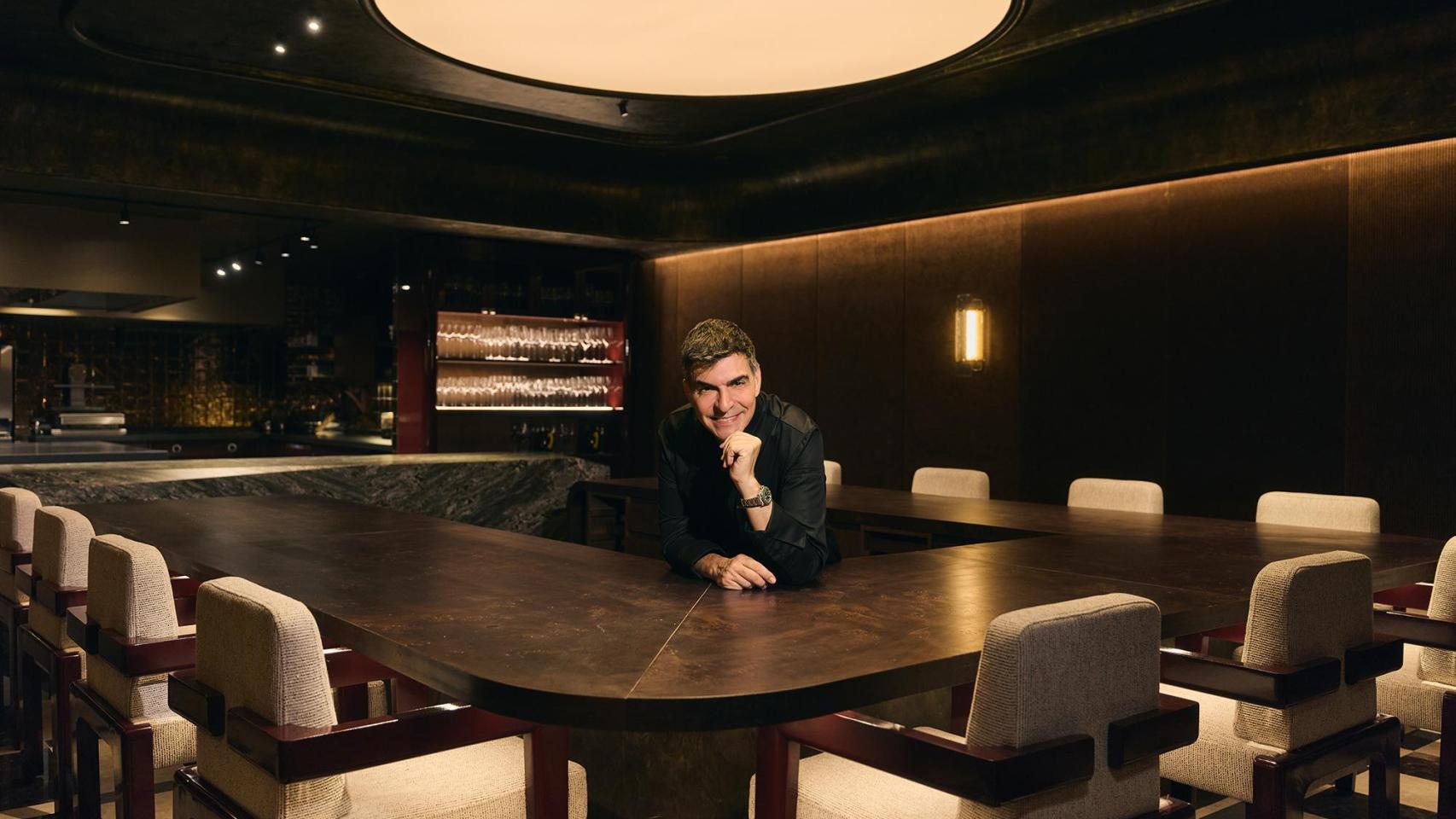 El chef Ramón Freixa en su nuevo Atelier