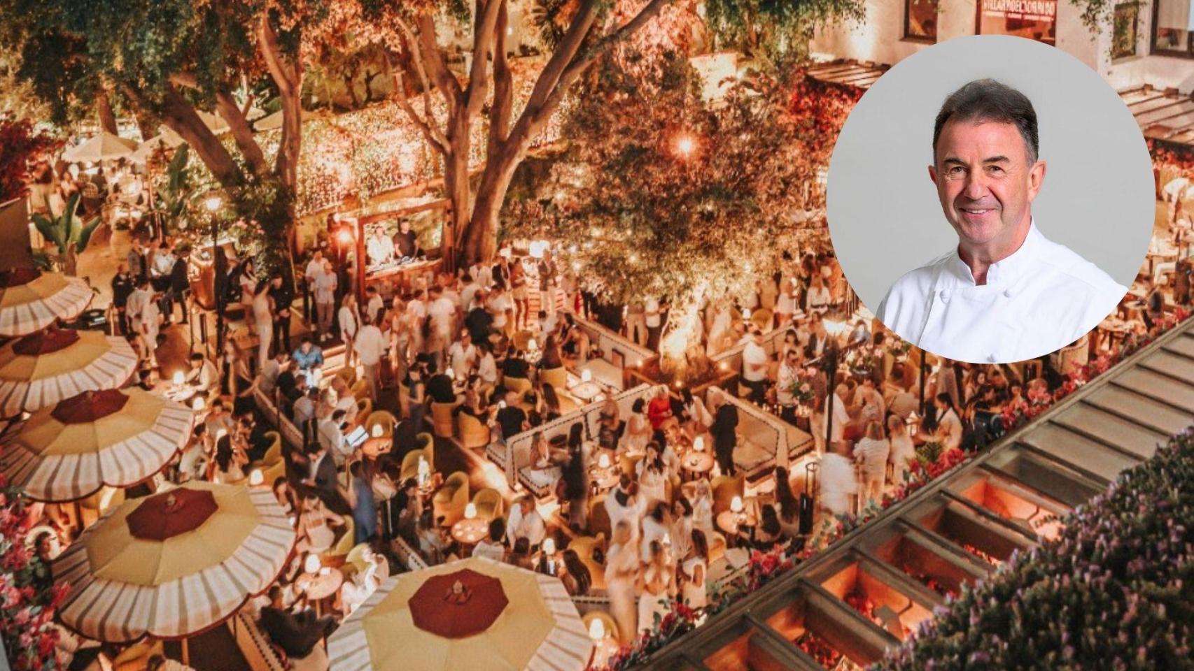 Imagen de Martín Berasategui y La Plaza de Puente Romano.