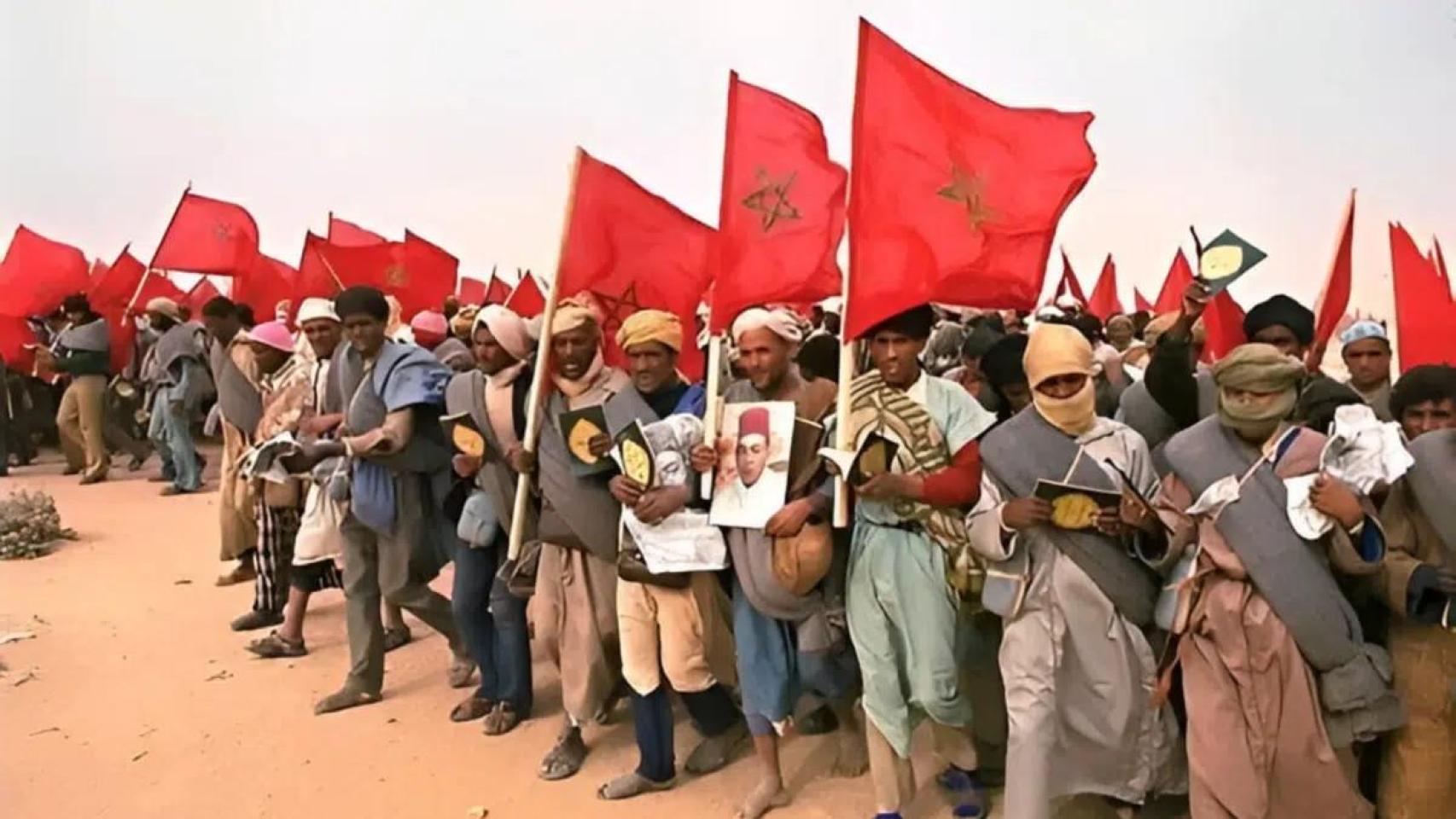 Un momento de la Marcha Verde