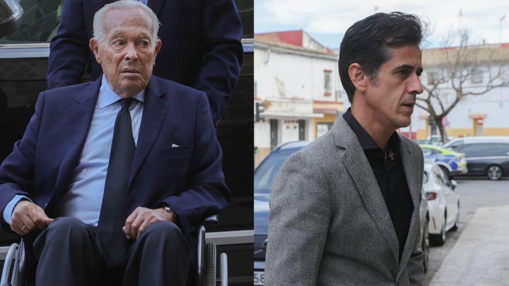 Curro Romero y Víctor Janeiro en un fotomontaje de EL ESPAÑOL.