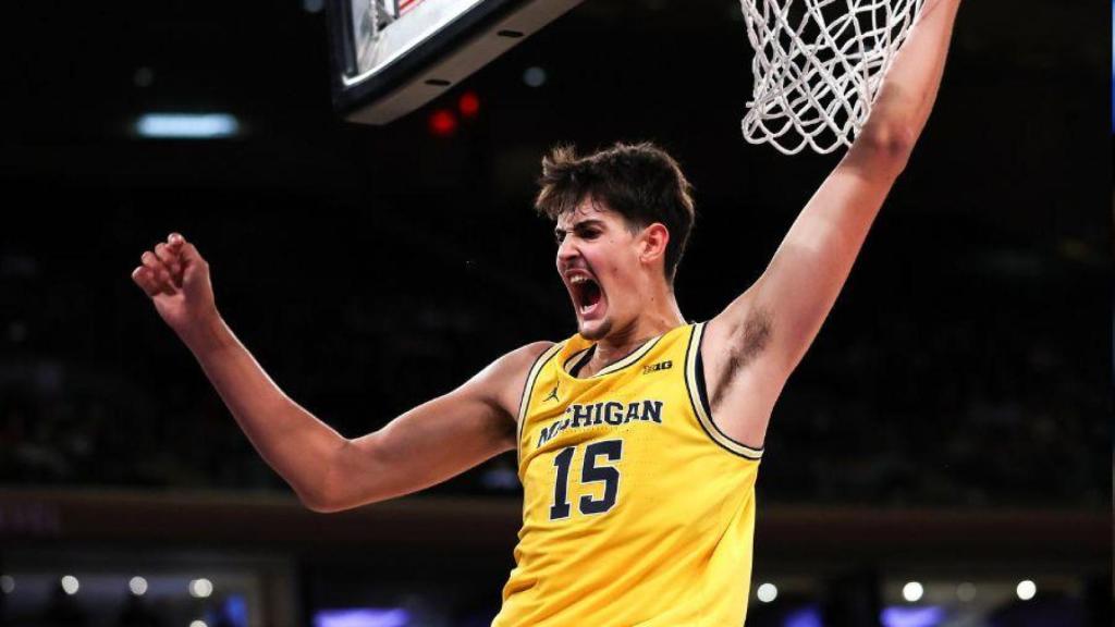 Aday Mara, en su debut con Michigan.