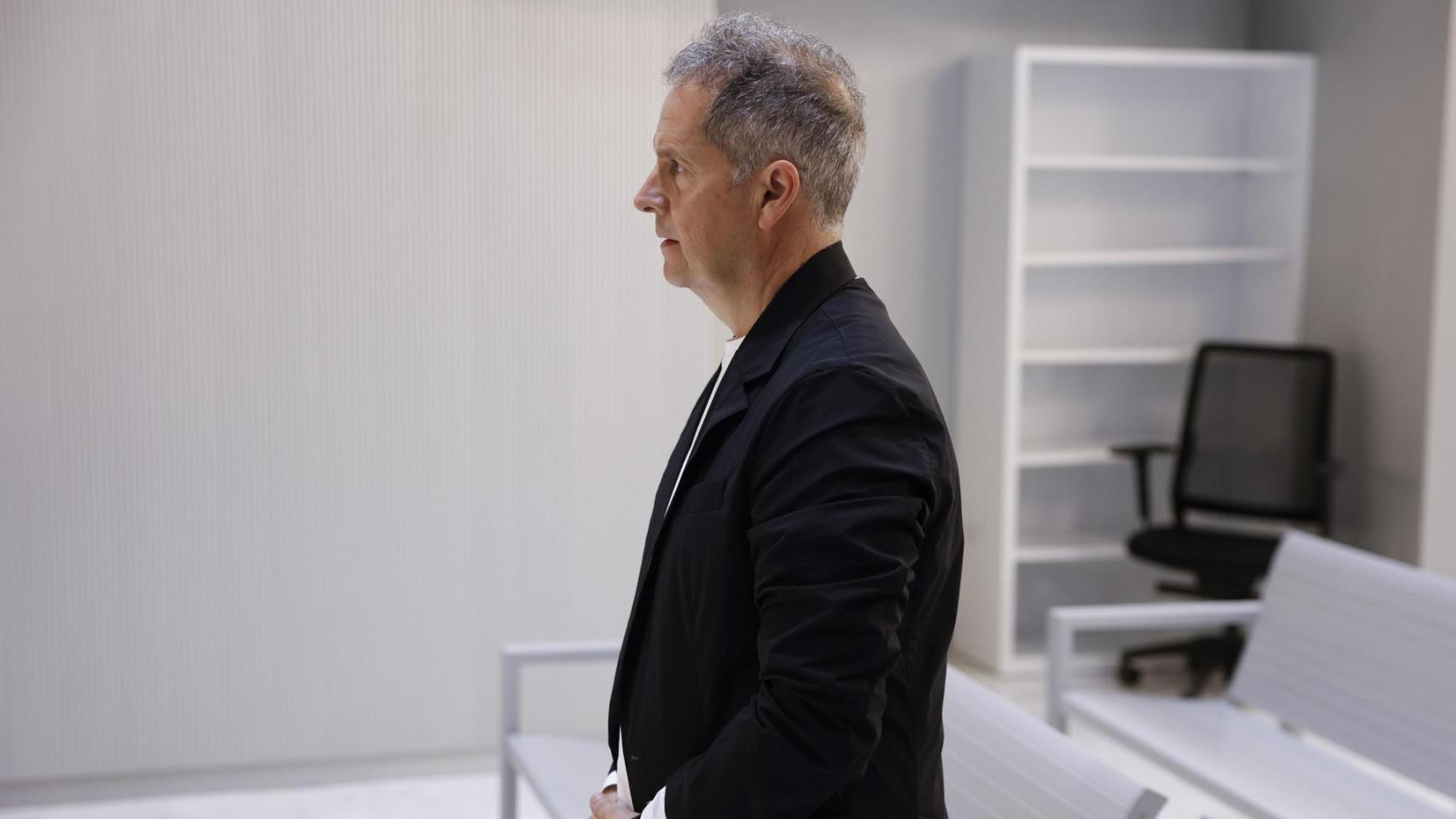 Carlos Fernández en la Audiencia Nacional este miércoles.