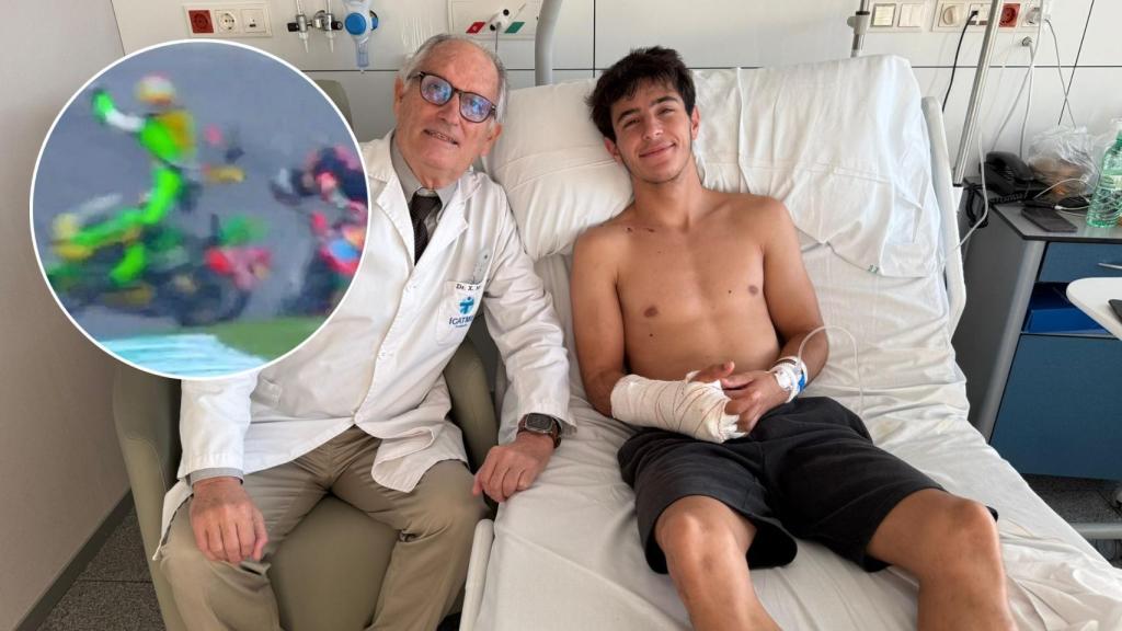 José Antonio Rueda, operado tras su grave accidente en el GP de Malasia