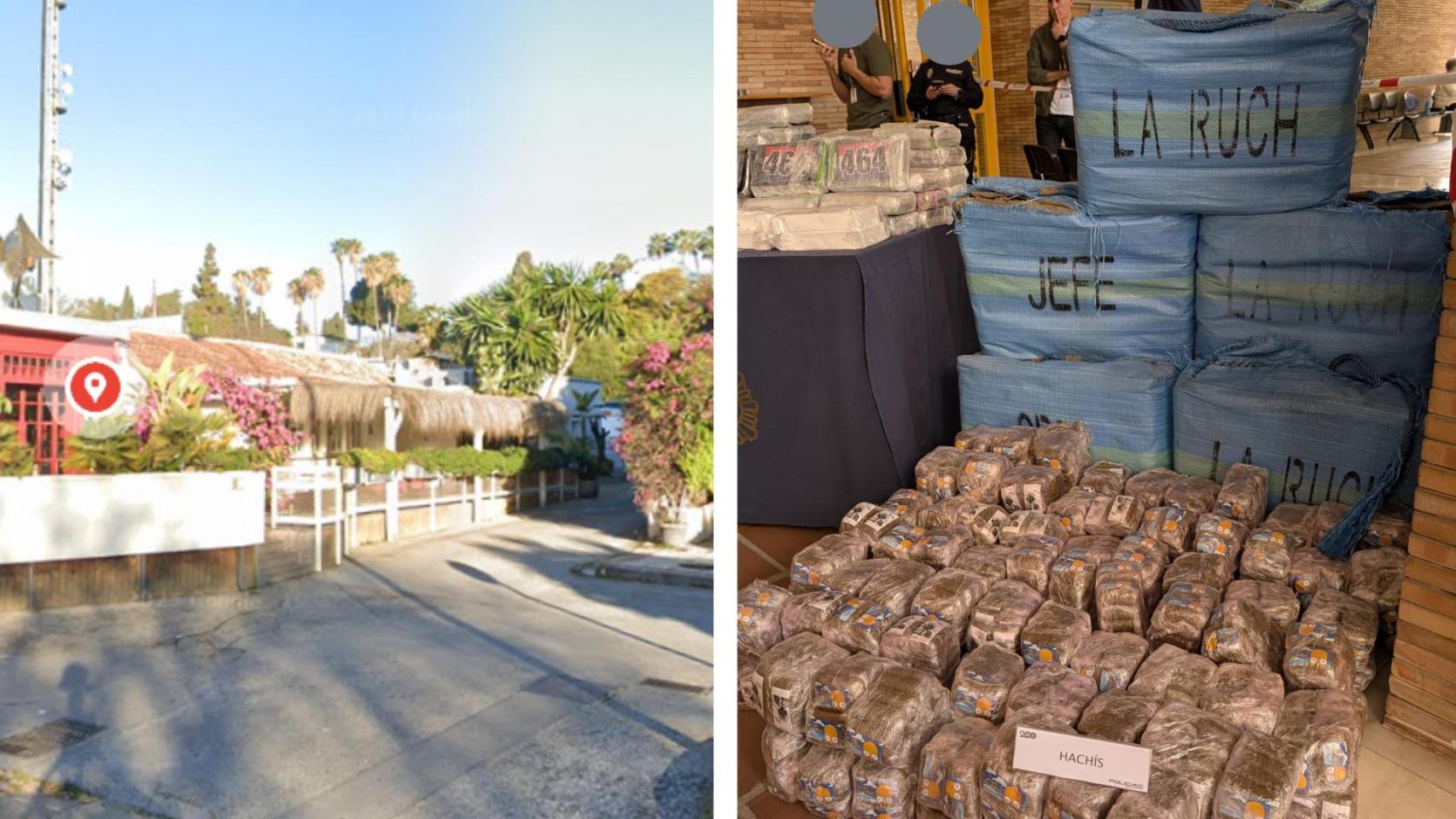 Un montaje con imágenes relacionadas con las dos operaciones.