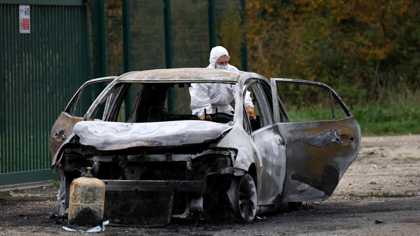 El coche con el que se registró el atropello múltiple en la isla de Oléron.