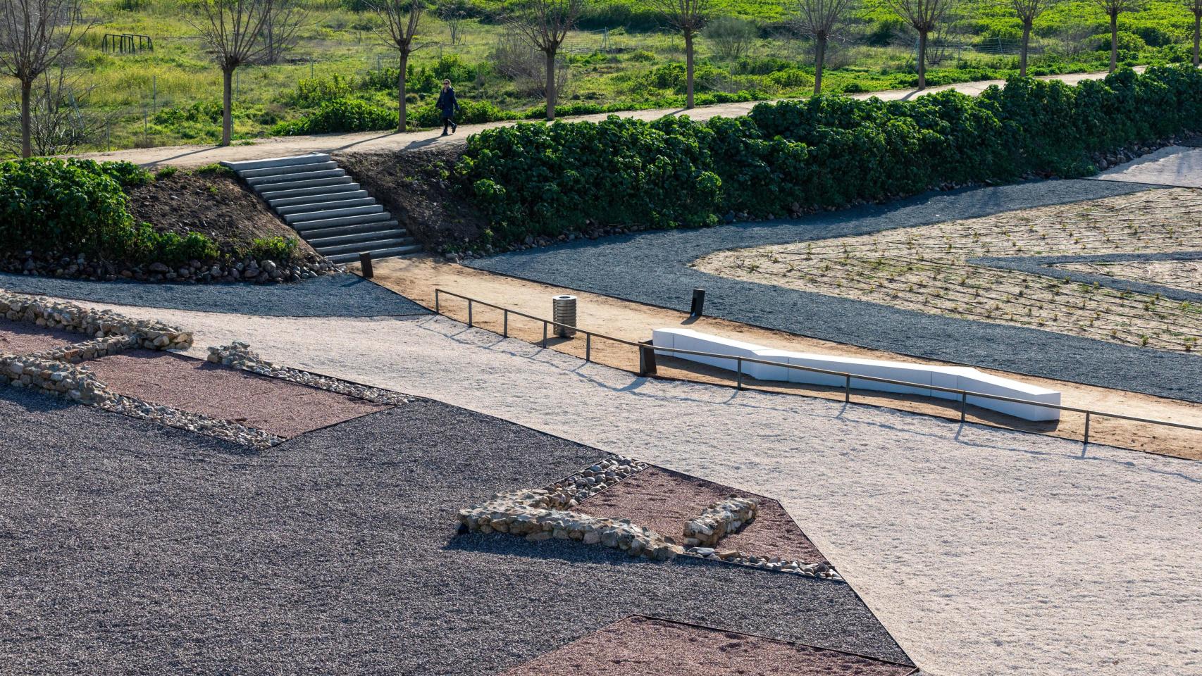 El paseo de las Moreras en la zona de Vega Baja.