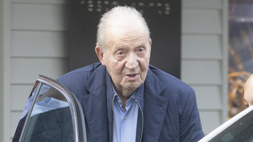 El Emérito, al salir de D'Berro este miércoles 5 de noviembre.