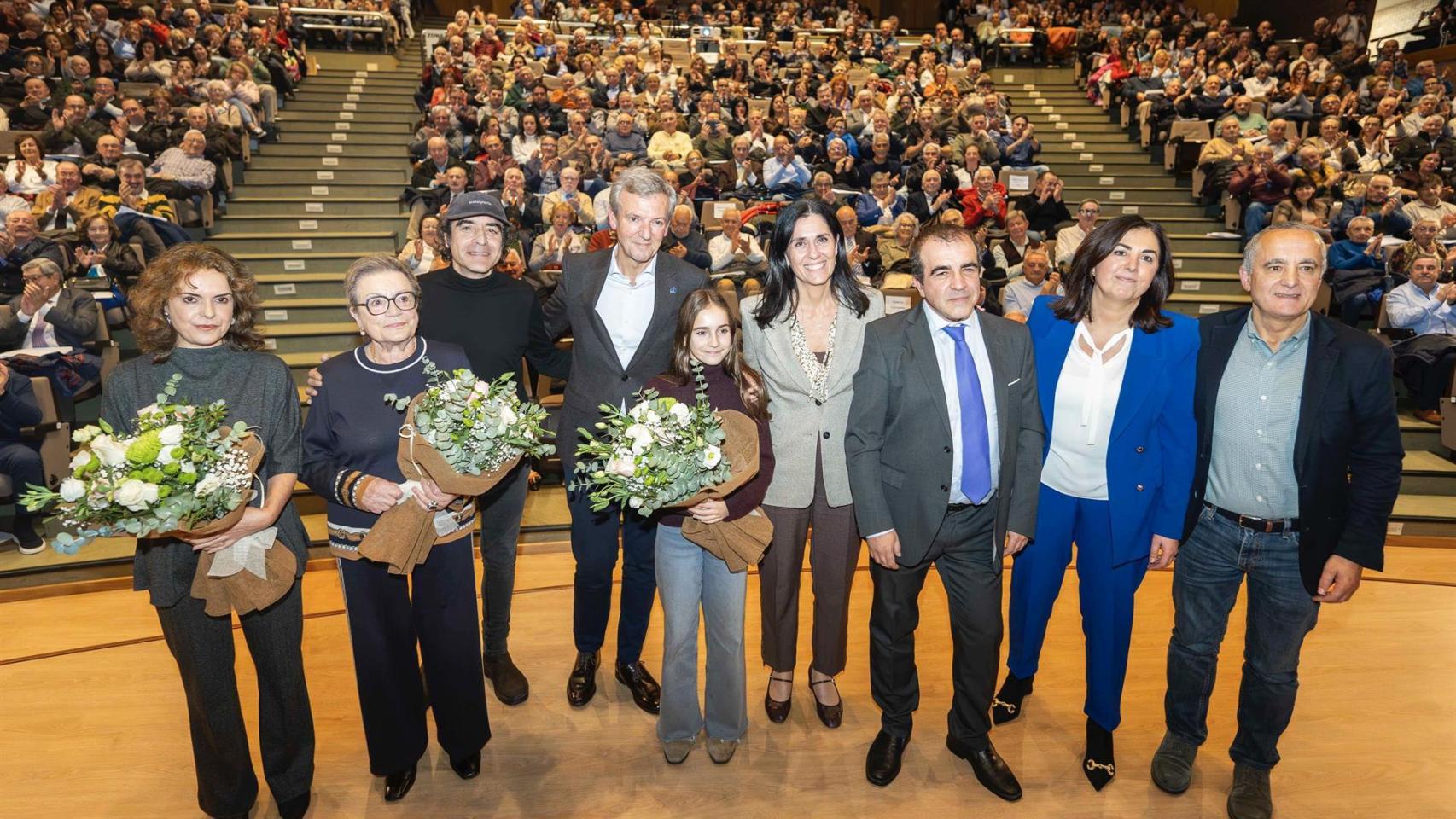 Imagen del homenaje.