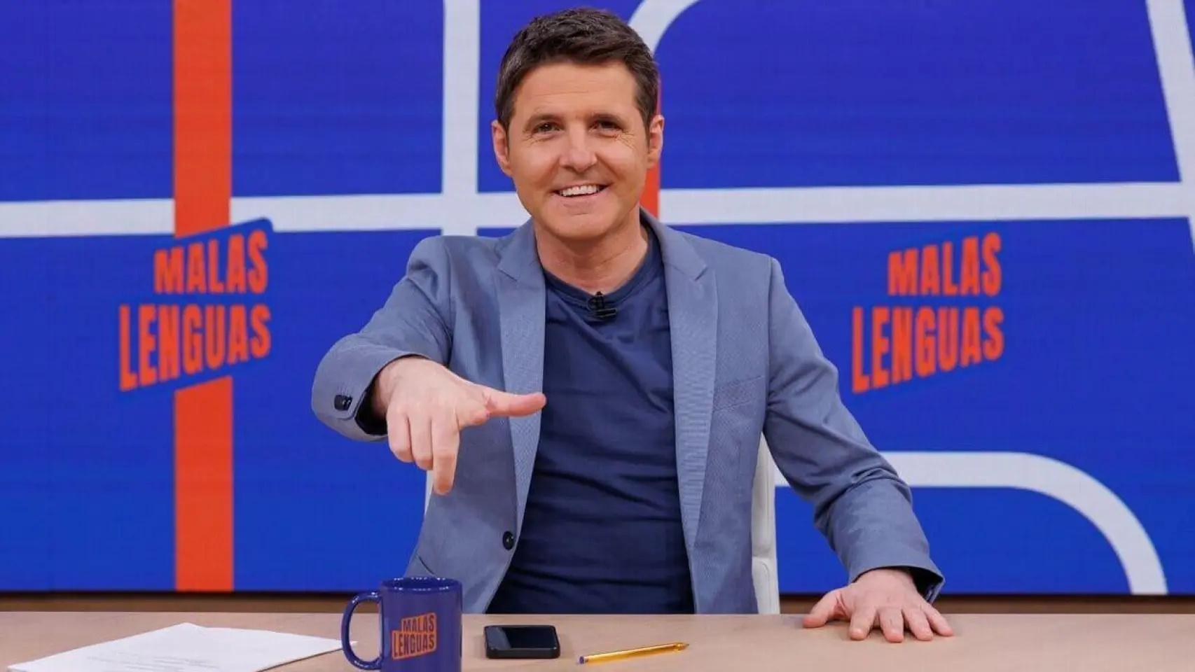 Jesús Cintora durante un programa de 'Malas lenguas'.