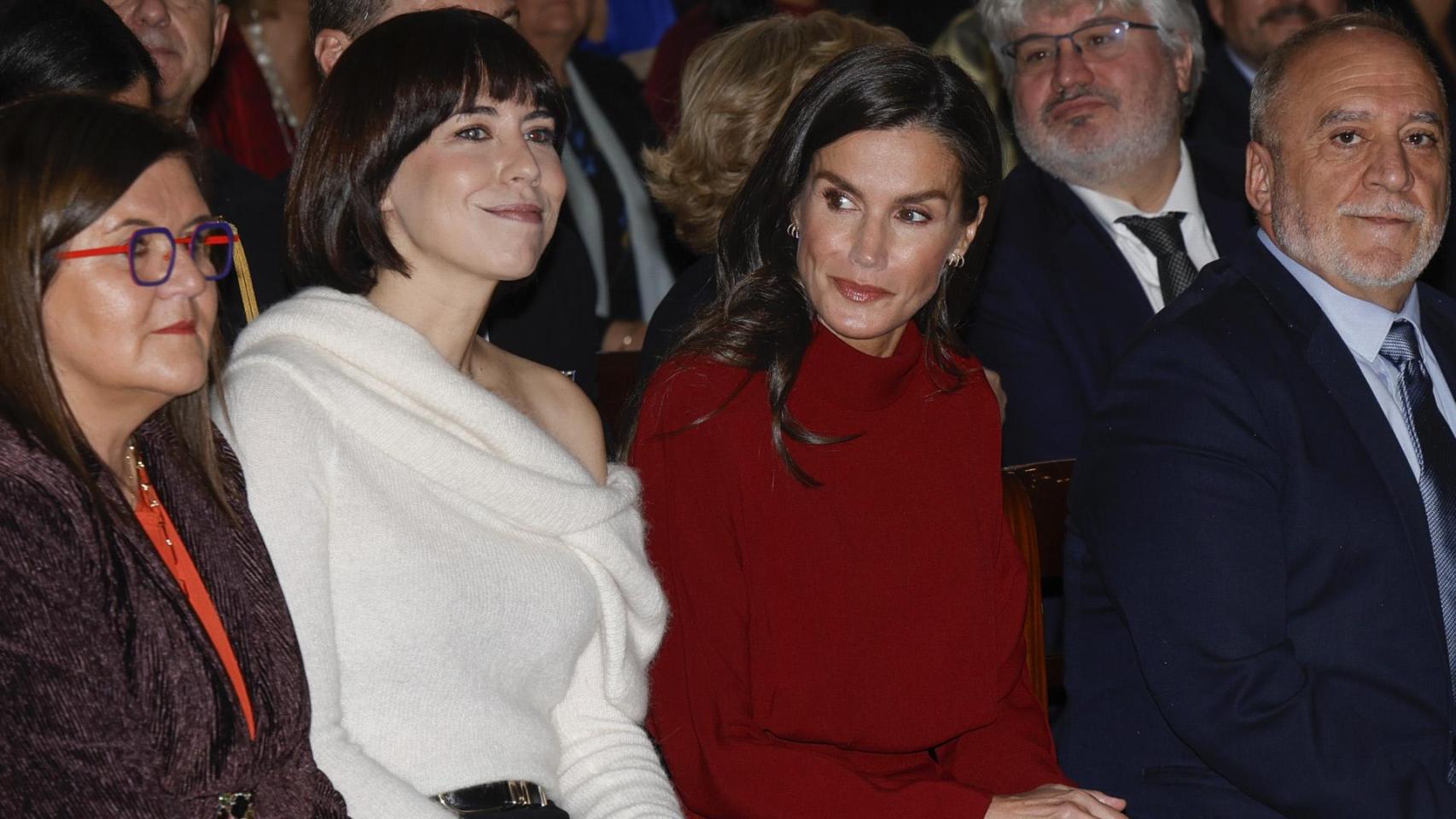 La Reina durante la entrega de los Premios Nacionales de Innovación y Diseño 2024 y 2025.