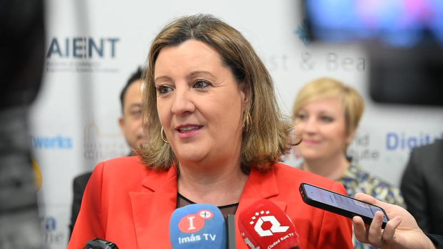 La consejera de Economía, Empresas y Empleo, Patricia Franco, asiste, en el Pabellón IFEDI de Ciudad Real, a la inauguración del evento 'Mancha Summit'.