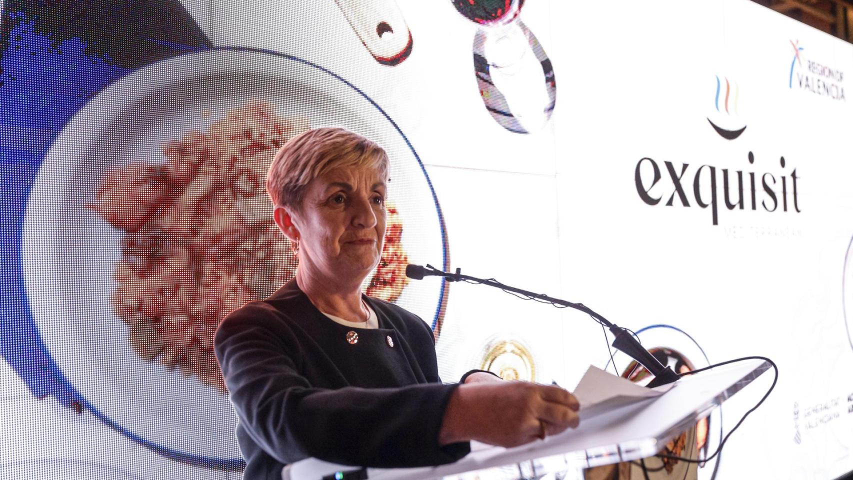 La consellera de Innovación, Industria, Comercio y Turismo, Marián Can, en el acto promocional de ayer.