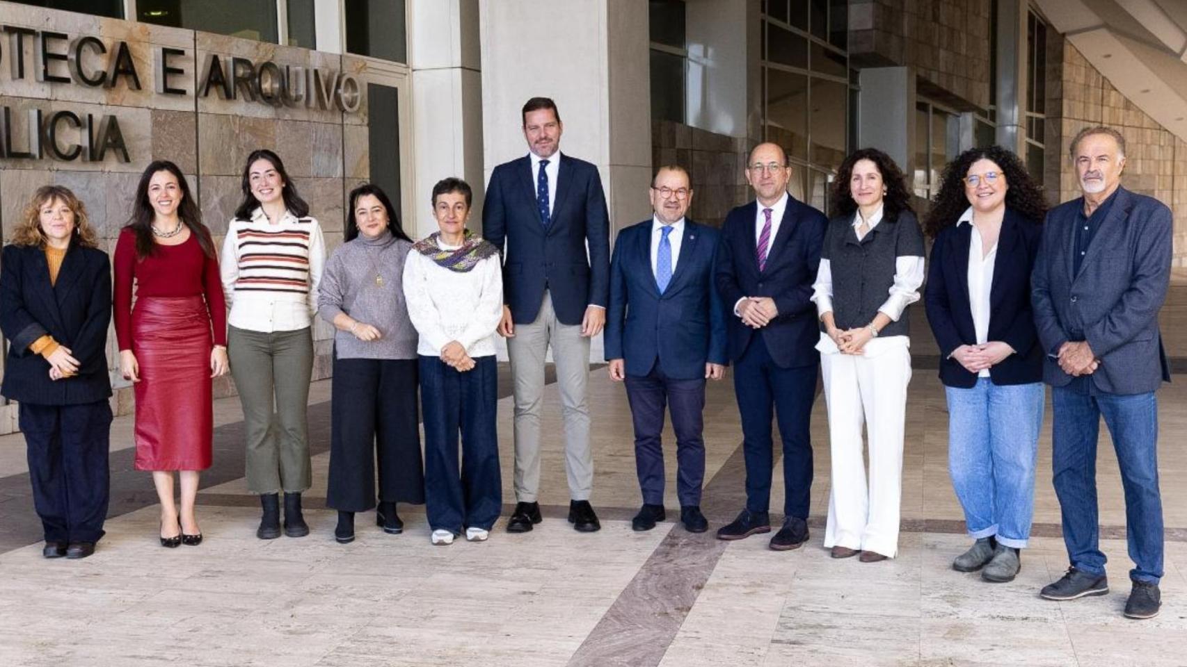 El jurado de los Premios da Cultura Galega 2025.