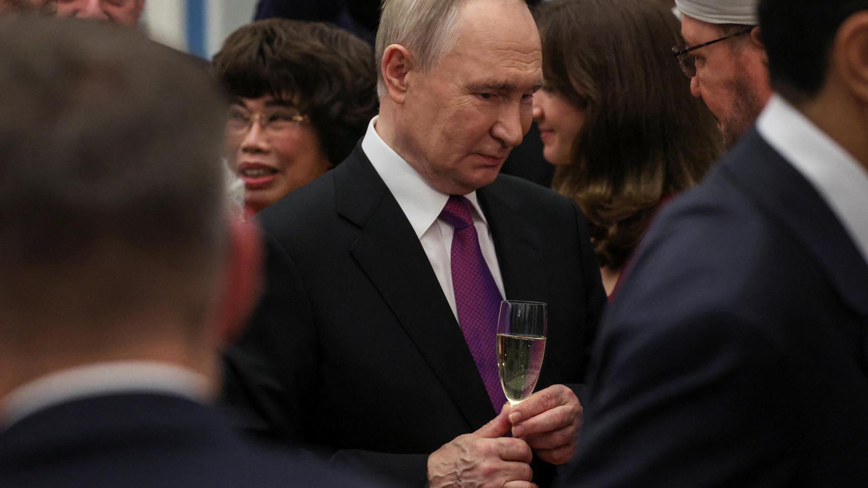 Vladímir Putin, durante la ceremonia del Día de la Unidad Nacional, en Moscú.