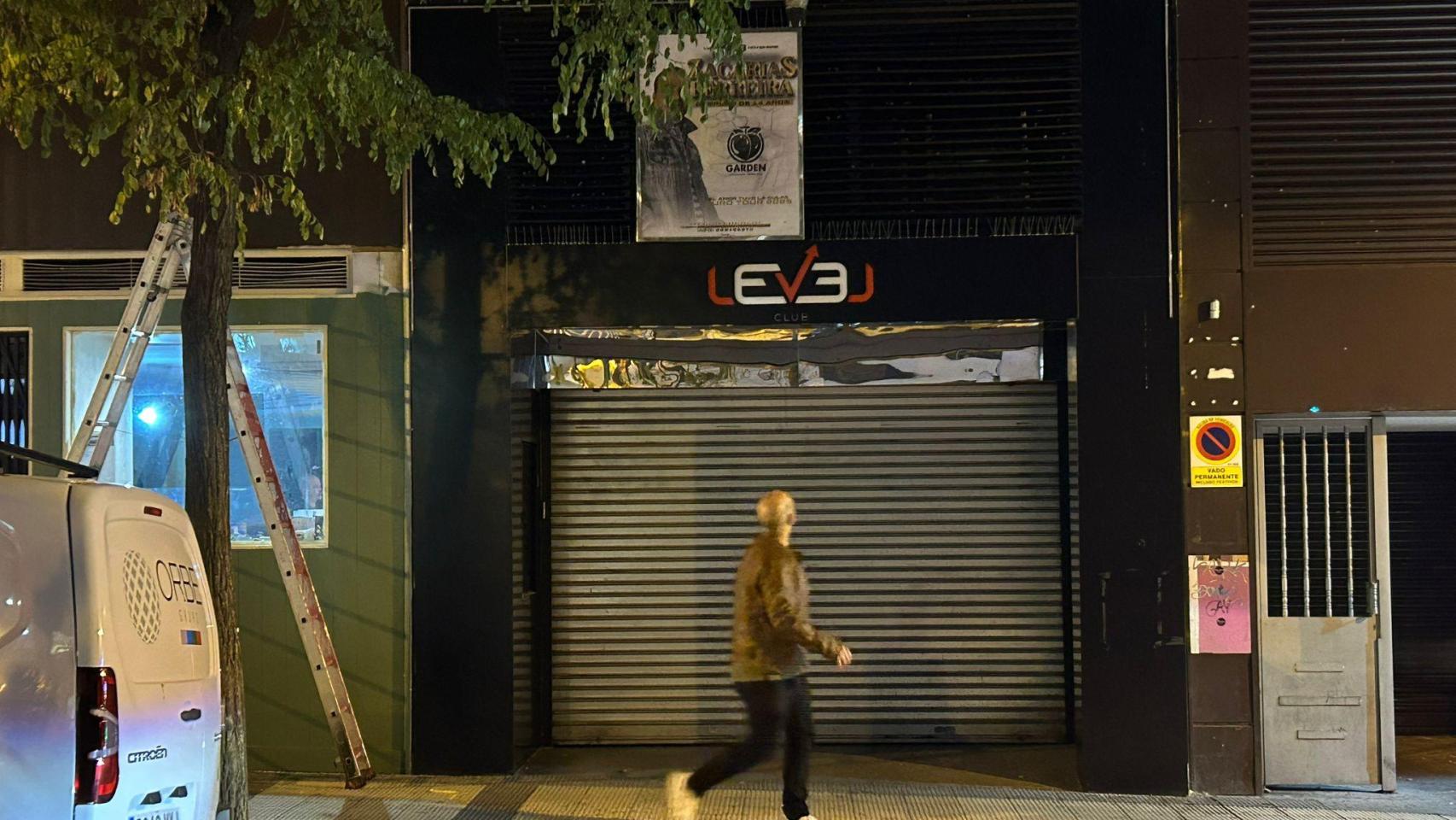 Fachada del local, en Zaragoza.