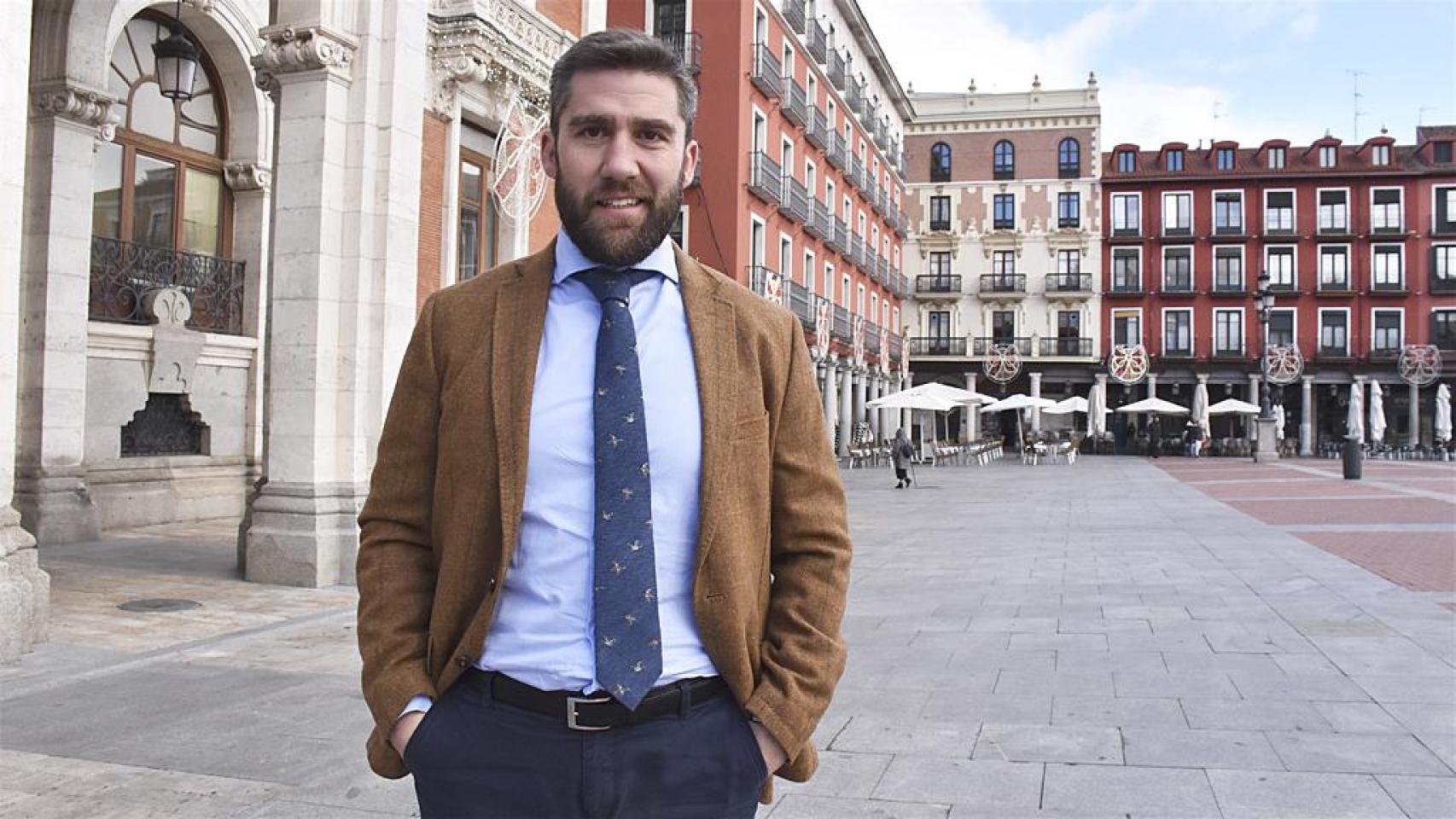 Francisco Blanco, concejal de Hacienda, Personal y Modernización Administrativa en el Ayuntamiento de Valladolid, atiende a EL ESPAÑOL de Castilla y León.