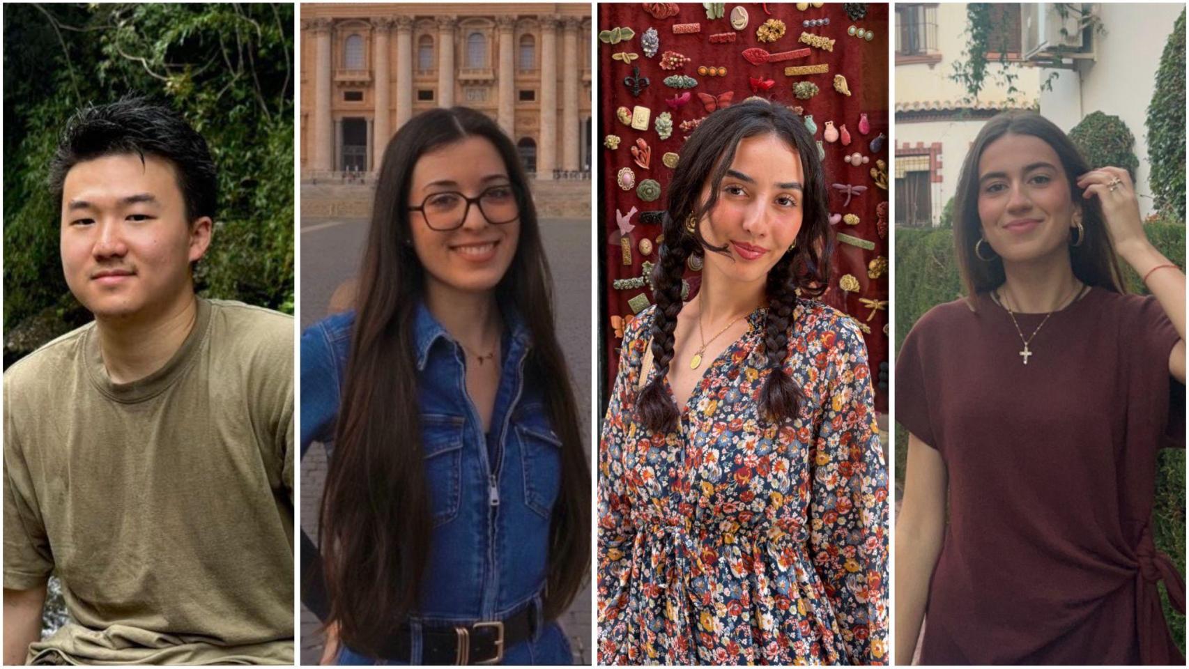 Francisco Javier, Eva, Cristina y Lucía son parte de la generación Z que se identifica como católica.