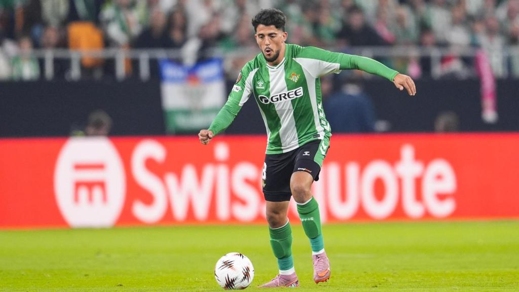 Pablo Fornals, durante un partido con el Betis.