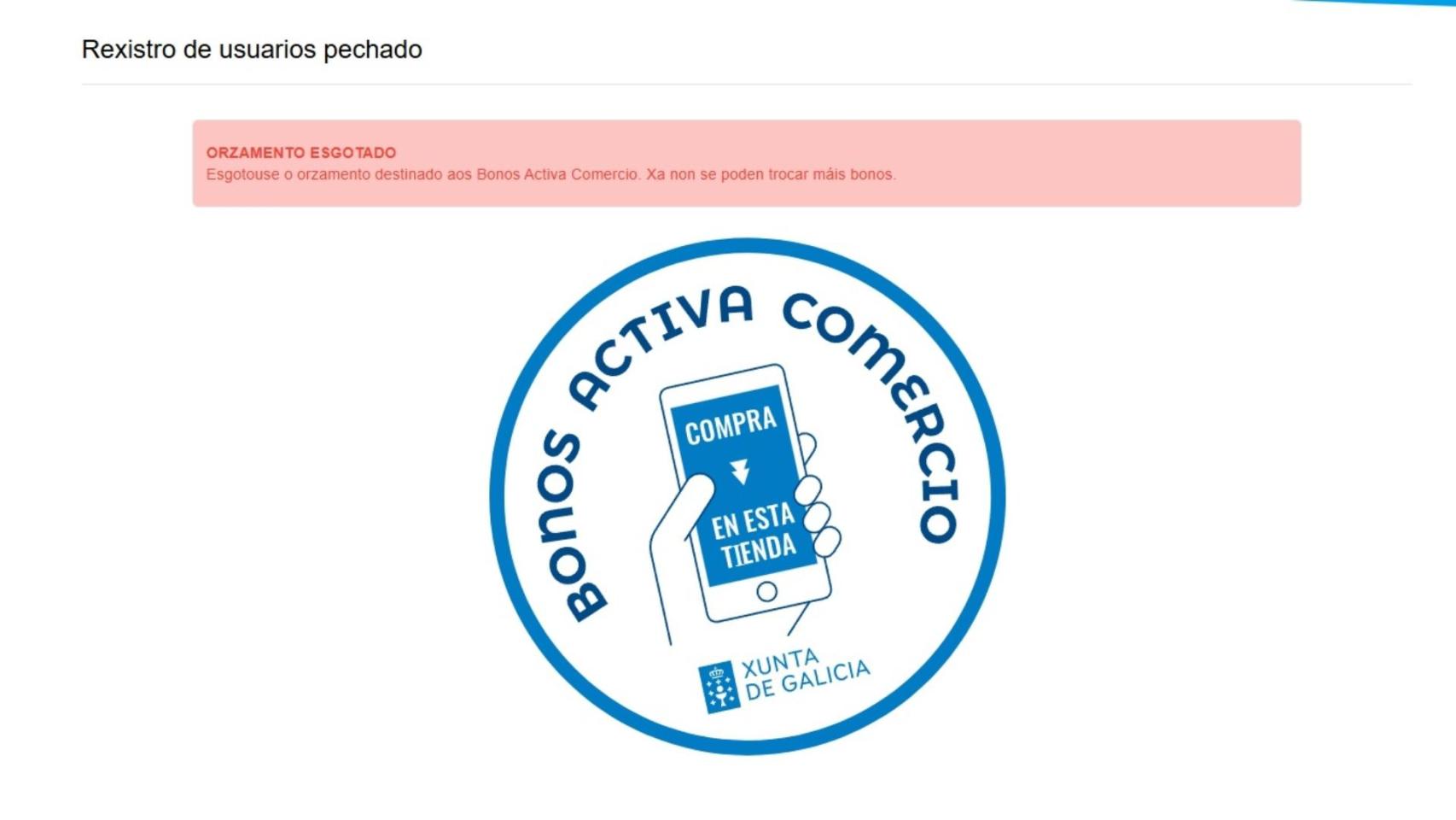 Agotado en dos días el Bono Activa Comercio