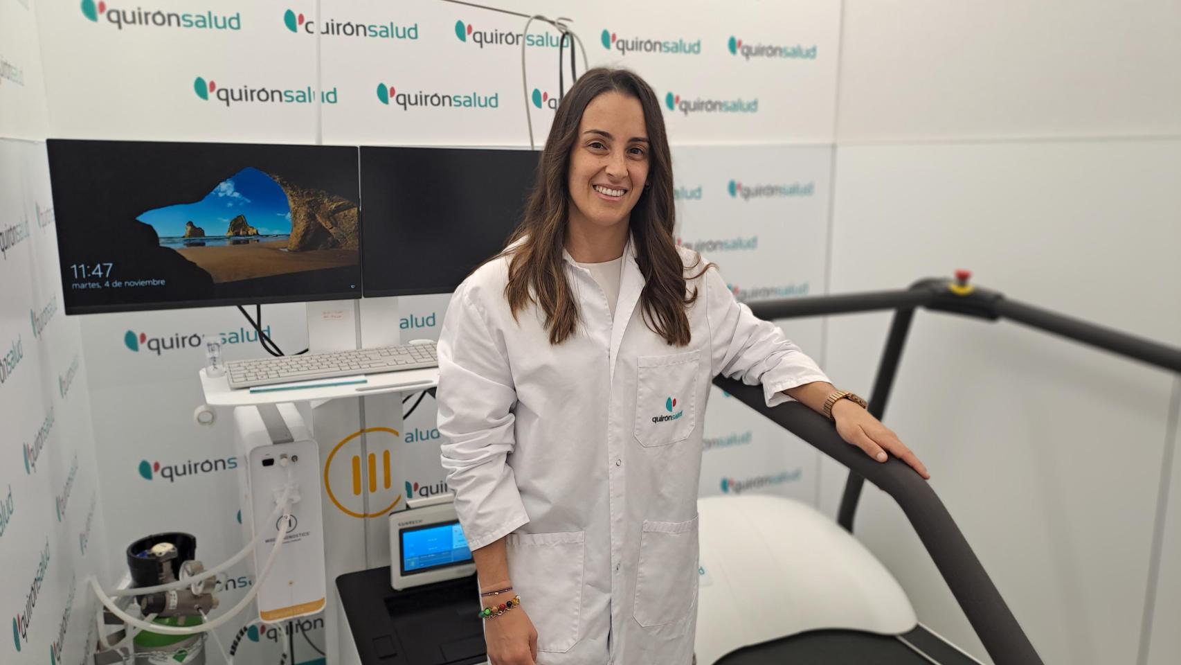 Andrea Mascuñana, nutricionista de la Unidad de Medicina Deportiva del Centro Médico Quirónsalud Mercado de Colón.