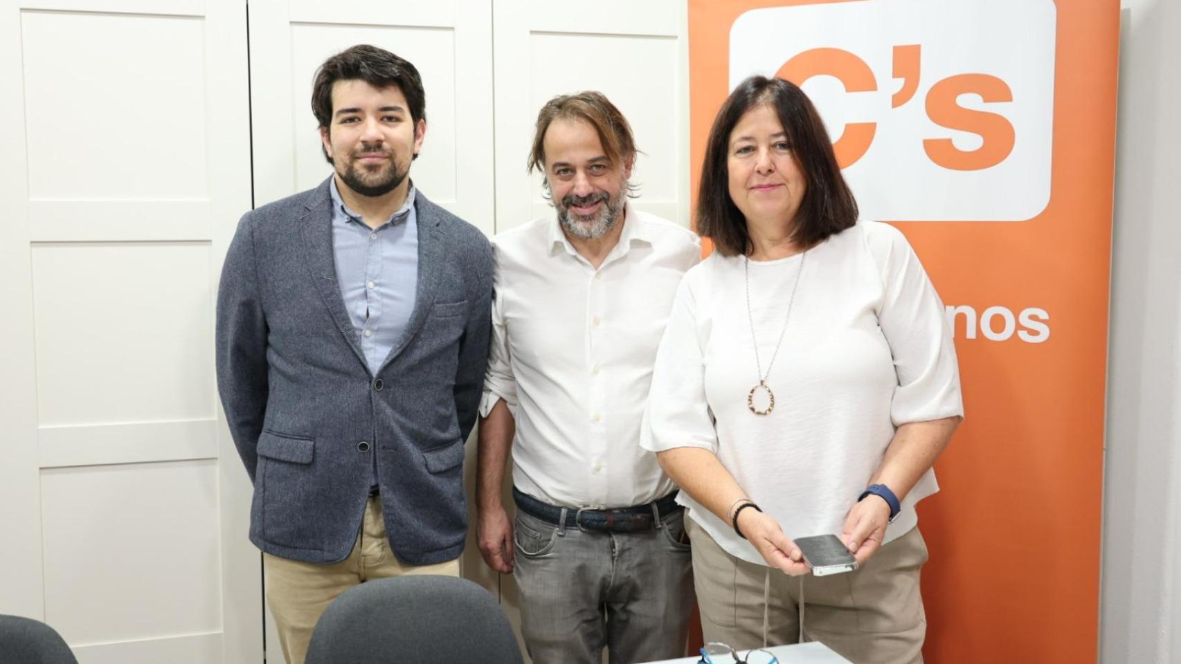 Alejandro Alonso, Fernando Castaño y Begoña Martín
