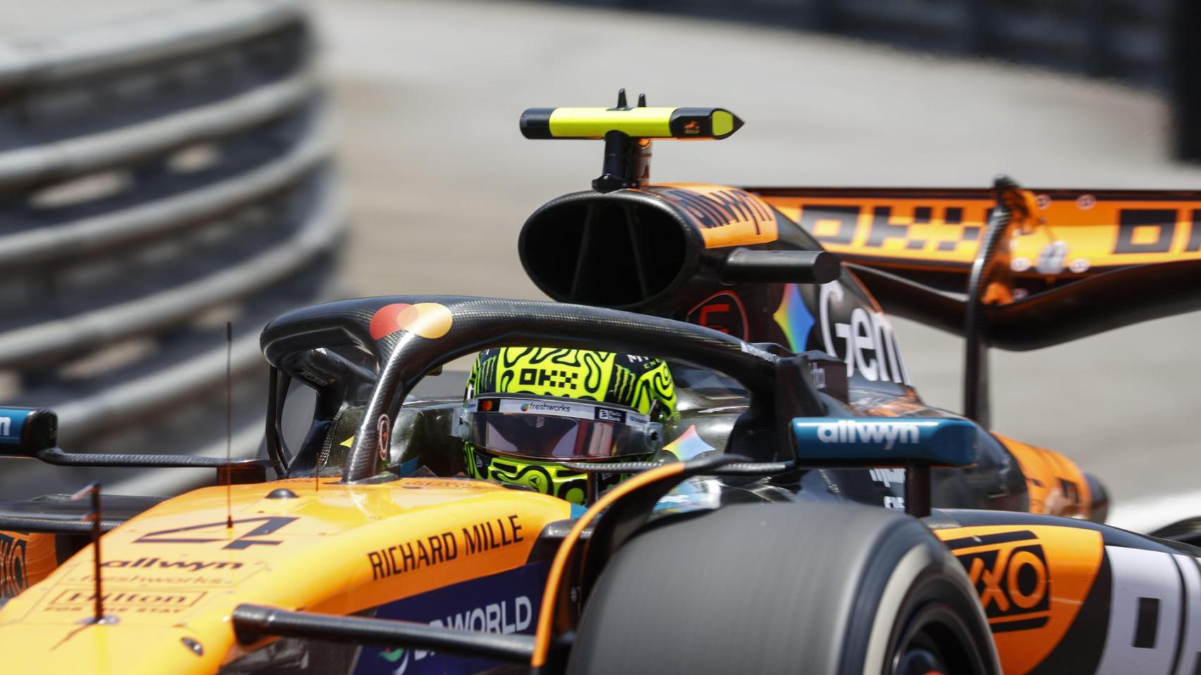 Lando Norris, en el GP de Brasil