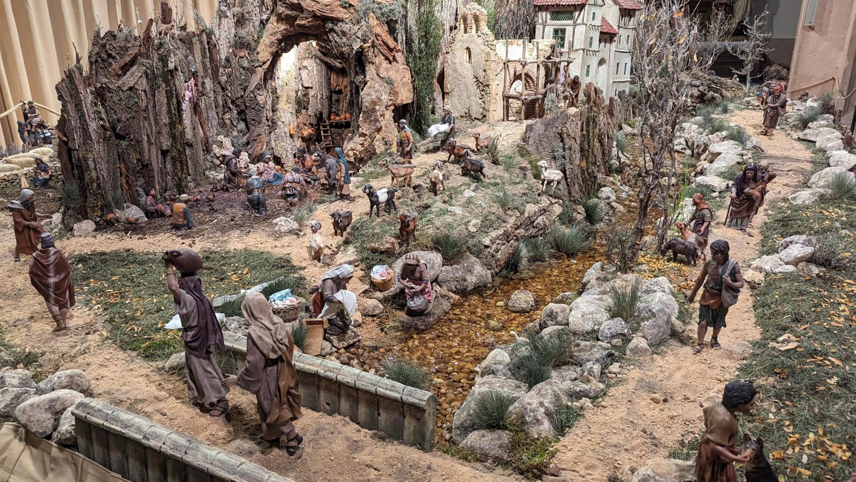 Imagen de uno de los belenes presentados al concurso de la Diputación de Segovia en una edición pasada