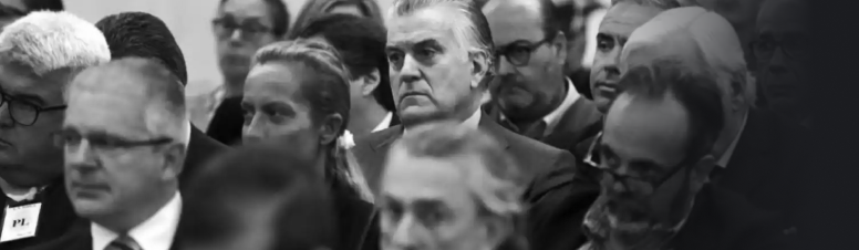 Banquillo del juicio del caso Gürtel en la Audiencia Nacional