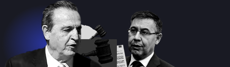 Enríquez Negreira y Josep María Bartomeu