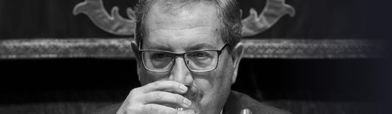 Rafael Mozo, presidente suplente del CGPJ, en un acto el pasado 10 de enero