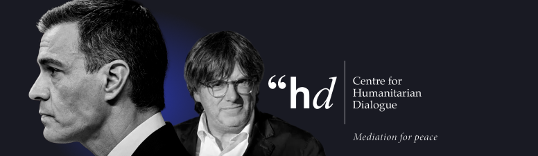 Fotomontaje donde aparecen Carles Puigdemont y Pedro Sánchez