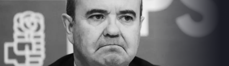 Gaspar Zarrías, histórico dirigente del PSOE, durante un acto del partido