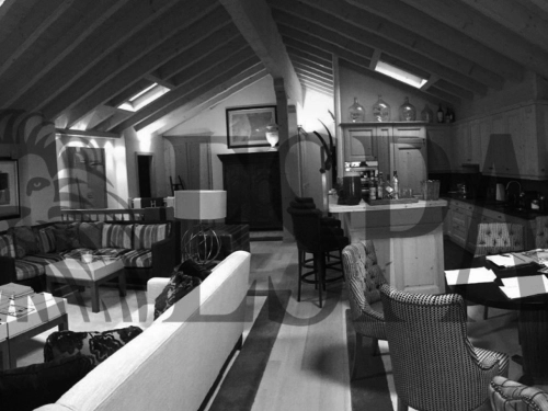 Panorámica del salón del dúplex