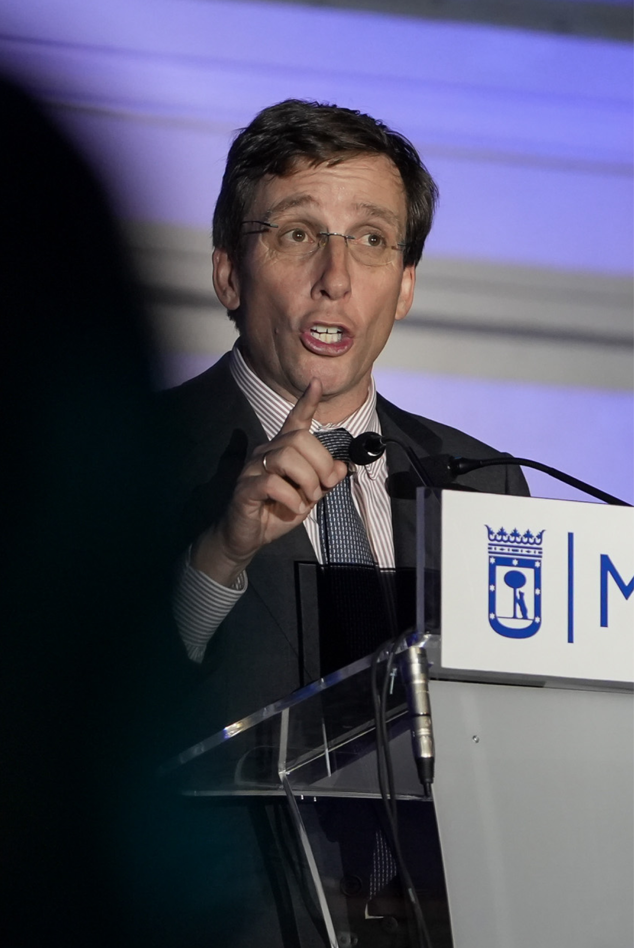 José Luis Martínez-Almeida durante su intervención