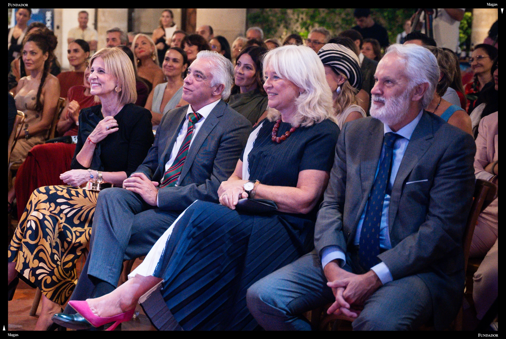 María José García-Pelayo, Joaquín Virués de Segovia, Mercedes Colombo Roquette y Agustín Muñoz Martín