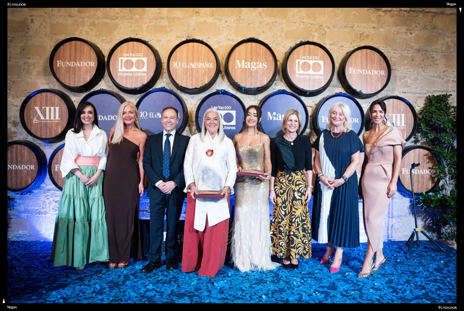 Cruz Sánchez de Lara, Blanca Merino, Ángel Piña, Mercedes Wullich, Marina Rives, María José García Pelayo, Mercedes Colombo Roquette y Tamara Gorro