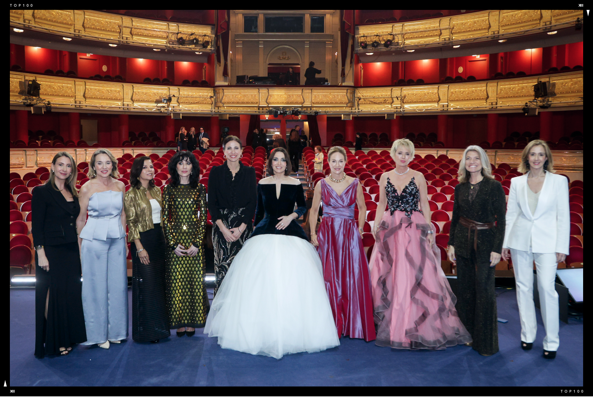   Pilar Cosentino, Cuca Gamarra, Érika Rodríguez Pinzón, Almudena López del Pozo, Samary fernández feito, Julia
                Gómez Cora, Carme Artigas, Gemma Cernuda-Canelles y Ana Porto