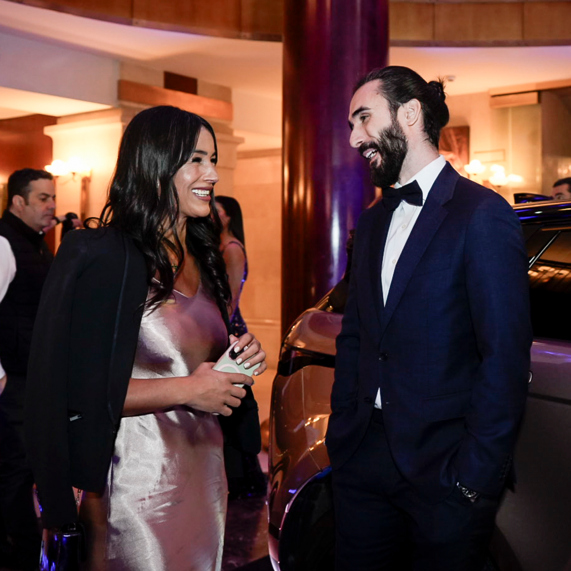 Begoña Villacís y Daniel Muñoz